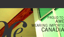 dooce.com Masthead for February 28, 2002 by Heather B. Armstrong titled Proud to be an American Wearing Imported Canadian Sportswear