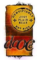 dooce.com Masthead for November 18, 2002 by Heather B. Armstrong titled Certafiably Not Nice Just Plain Mean