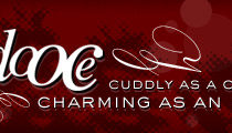dooce.com Masthead for December, 2005 by Heather B. Armstrong titled Cuddly as a Cactus Charming as an Eel