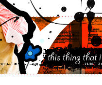 dooce.com Masthead for June 2007 by Heather B. Armstrong titled This Thing That I Do