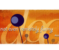 dooce.com Masthead for August 2007 by Heather B. Armstrong titled Not Even Remotely Funny