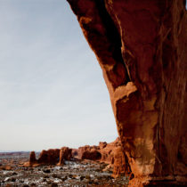 inside the arch