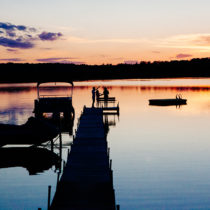 sunset fishing
