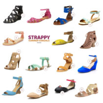 strappy sandals