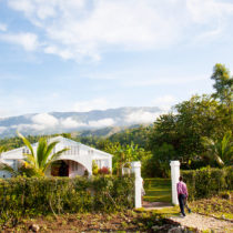 sunday service in Haiti