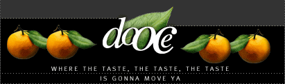 dooce.com Masthead for January 21, 2002 by Heather B. Armstrong titled Where the Taste, the Taste, the Taste is Gonna Move Ya