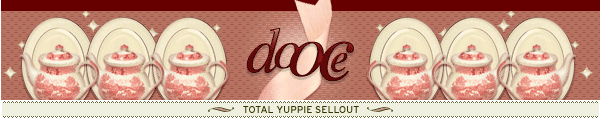 dooce.com Masthead for March 19, 2003 by Heather B. Armstrong titled Total Yuppie Sellout