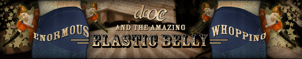 dooce.com Masthead for November, 2003 by Heather B. Armstrong titled dooce and the Amazing Enormous Whopping Elastic Belly
